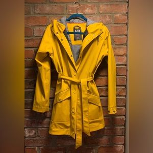 Helly Hansen Rain Jacket - Yellow - Like New